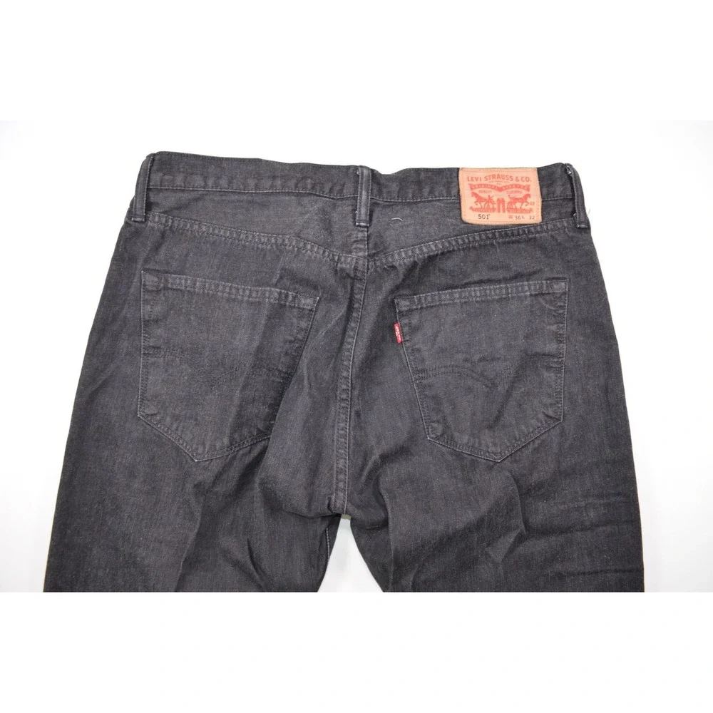 Levi Strauss Levi's 501‎ Button Fly Men's Black Denim Jeans 36 x 32 Inseam 31